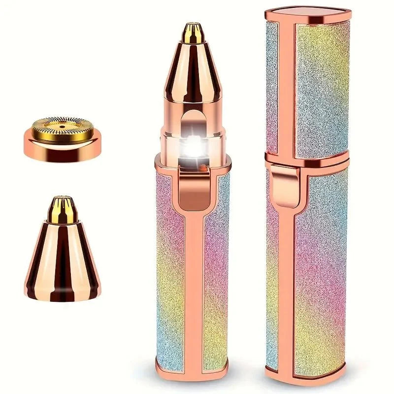 Painless Hair Remover/ 2 in 1 Eyebrows Trimmer & Facial Hair Remover