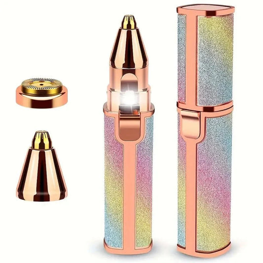 Painless Hair Remover/ 2 in 1 Eyebrows Trimmer & Facial Hair Remover