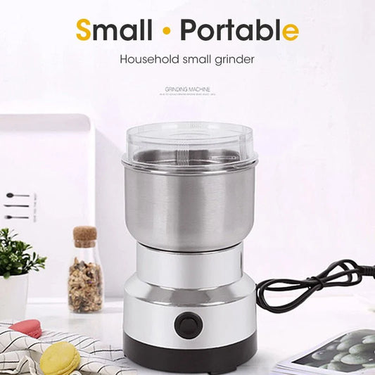 🔥 Upgrade Your Kitchen with the Powerful Mini Grinder – Grind Coffee, Spices & More in Seconds/Stainless Steel Electric Grinder
